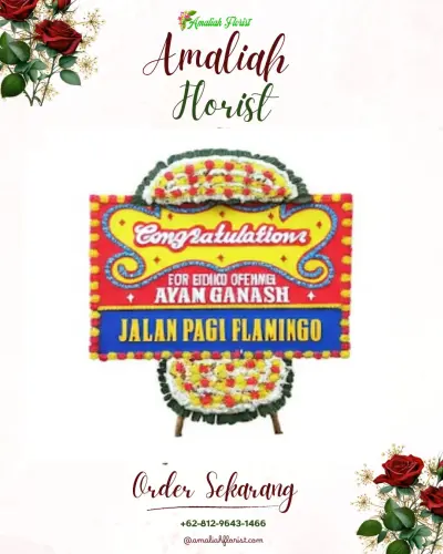 Bunga Papan Congratulation di Nanggewer Mekar